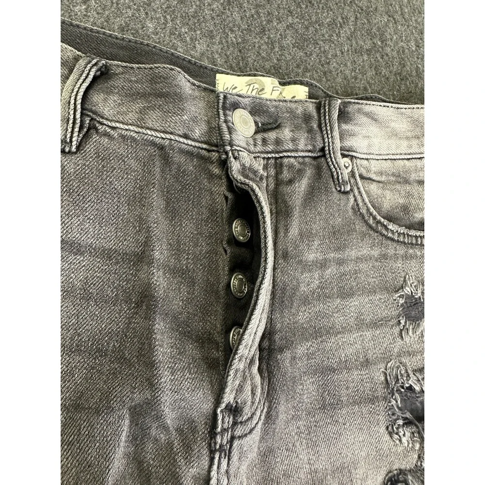 We The Free People Loving Good Vibrations Shorts Cutoff  Size 27 Distressed - Picture 6 of 16